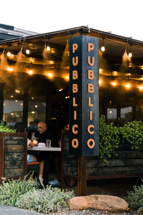 Pubblico Italian Eatery .